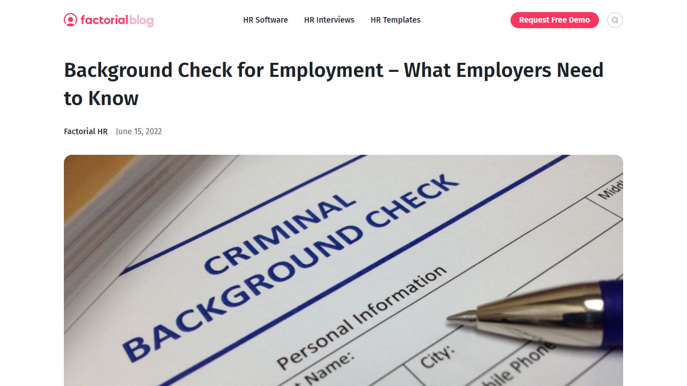 Background Check for Employment – What Employers Need to Know